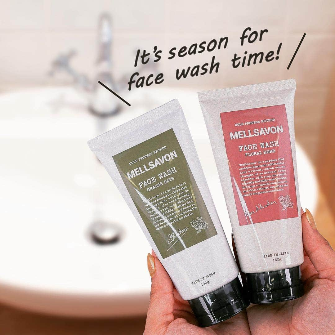 mellsavon Mellsavon公式アカウントさんのインスタグラム写真 - (mellsavon Mellsavon公式アカウントInstagram)「It's season for face wash time!! ・ 花粉症の季節🌸大変な思いをしてる人もたくさん居ますよね😭 ・ 花粉の時期の不安定で敏感な揺らぎ肌に… ・ 石けん100%のメルサボンで優しく洗顔してみて下さいね😊💕 ・ ✔︎MELLSAVON(メルサボン) フェイスウォッシュ フローラルハーブ- しっとりタイプ - (130g) ・ ✔︎MELLSAVON(メルサボン) フェイスウォッシュ グラースデイズ- さっぱりタイプ - (130g) ・ #mellsavon #メルサボン #石けん100% #石油系ゼロ #フェイスウォッシュ #バスタイム #リラックス #美肌 #コスパ #オシャレ #インテリア #spring #skincare #コスメ #プチプラ」3月26日 17時51分 - mellsavon_official