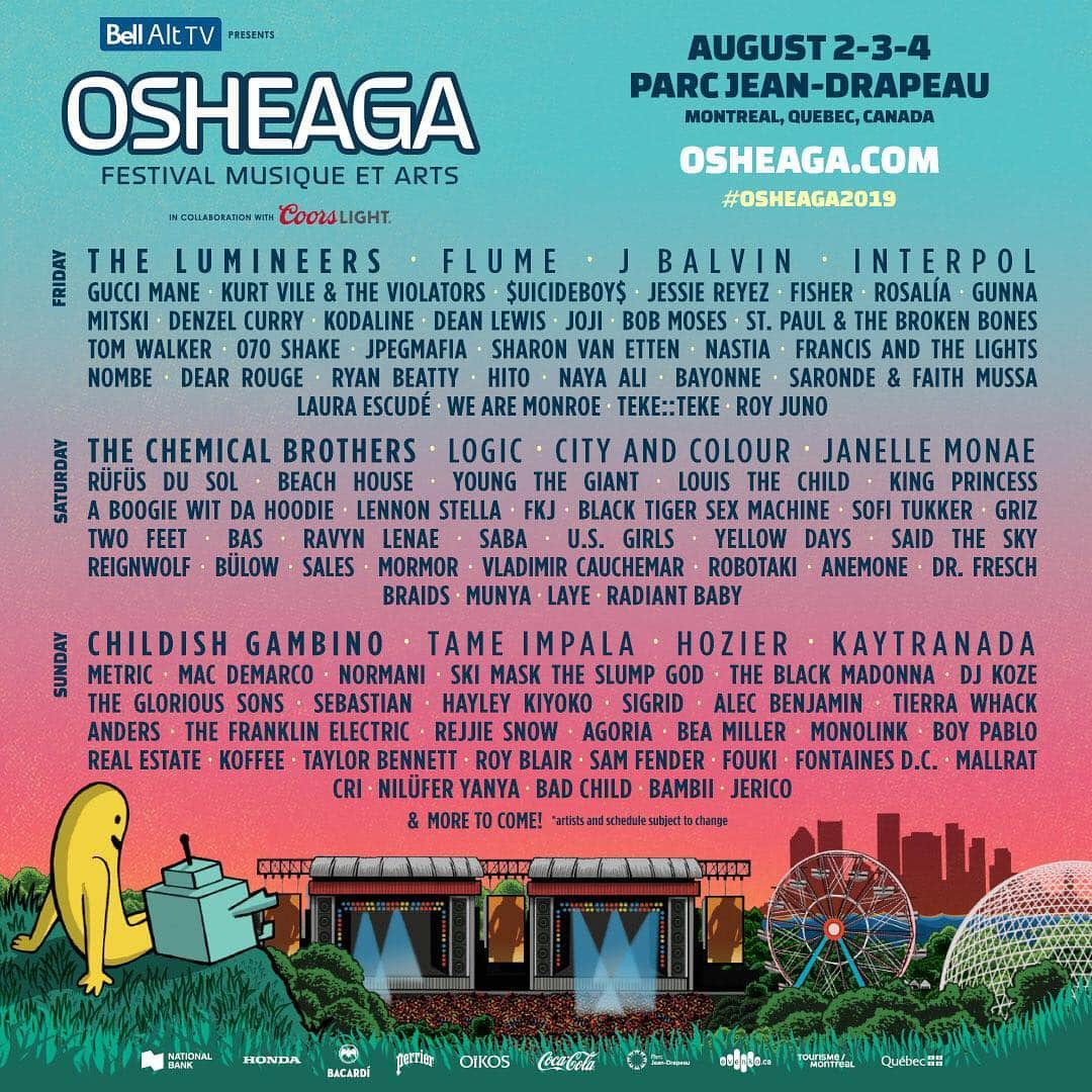 The Lumineersさんのインスタグラム写真 - (The LumineersInstagram)「Montreal! We’re coming for you this summer for @osheaga! Festival passes are on sale now.」3月27日 3時42分 - thelumineers
