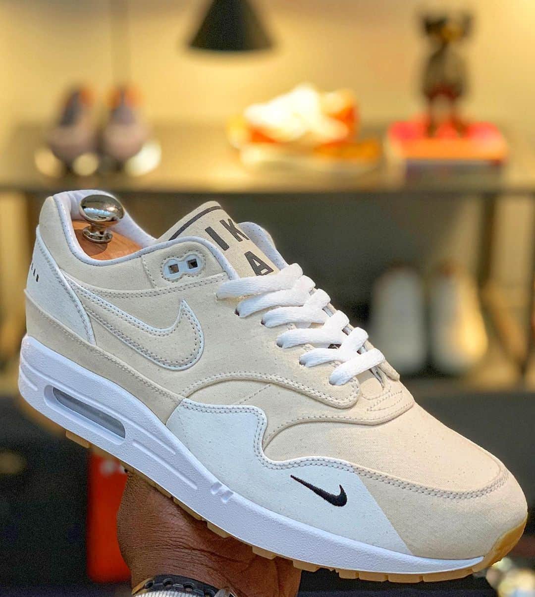 DJ Clark Kentさんのインスタグラム写真 - (DJ Clark KentInstagram)「That Time I Made A Bespoke @nike Air Max 1, Out Of Canvas @nikelab Bags • Then Tried To Make Them Available For Bespoke Customers To Buy.. But... Long Story.. • But, They Are So Nice! • #StayFRESH」3月27日 4時16分 - djclarkkent