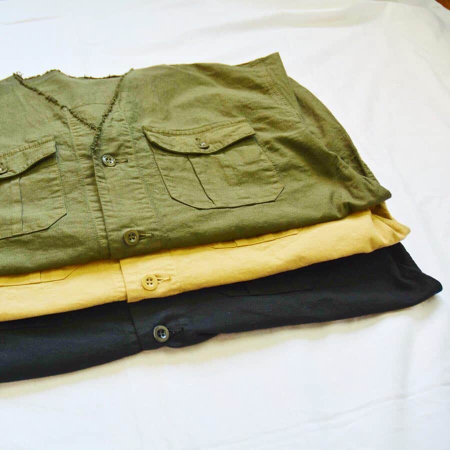 ジョンブルさんのインスタグラム写真 - (ジョンブルInstagram)「. . JOHNBULL shirts lot.AS962 / ¥17,000+tax . USアーミーのシャツをリメイクしたようなサファリシャツ。 . 首周りや袖口がフリンジになったディテールはさりげないスタイリングのポイントに◎ . . #johnbull #johnbullprivatelabo #militaryshirts #safarijacket #shirts #jacket #springfashion #fashion #newarrival #2019ss #ジョンブル #ジョンブルプライベートラボ #ミリタリー #リメイクシャツ #サファリシャツ #シャツジャケット #フリンジ #春服 #新作入荷 #2019春夏」3月26日 21時27分 - johnbull_private_labo