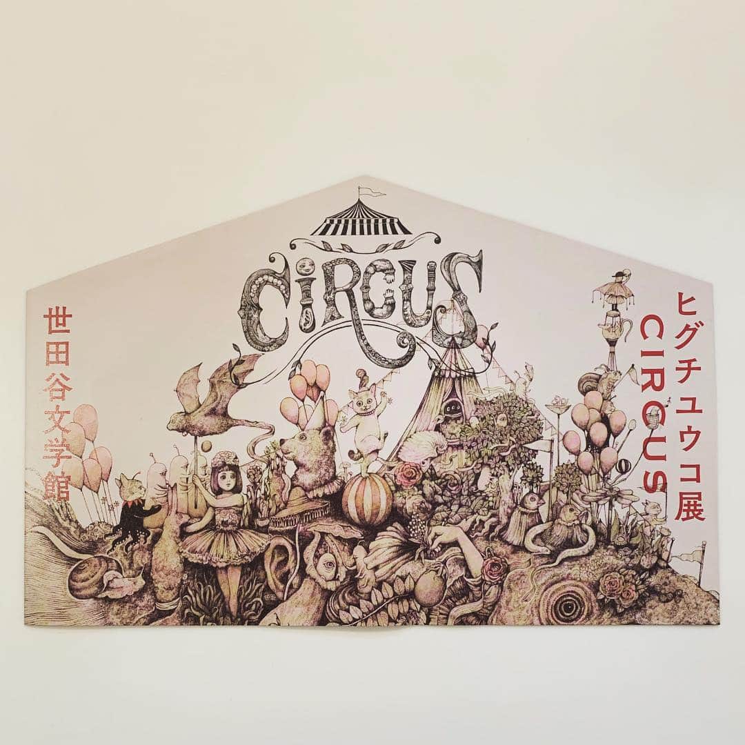 こしじまとしこのインスタグラム：「🎪 ヒグチユウコさんの作品展『CIRCUS』に行ってきた。 作品の量が多くて見応えありすぎ😭 めちゃくちゃよかった😭💓 . ヒグチさん、生まれてきてくれてありがとうございます！！！ と、心から思ったよ… . . 今度の日曜日まで世田谷文学館で開催中なので、皆様もぜ！ひ！🐈 . . #ヒグチユウコ展circus  #ヒグチユウコ #世田谷文学館」