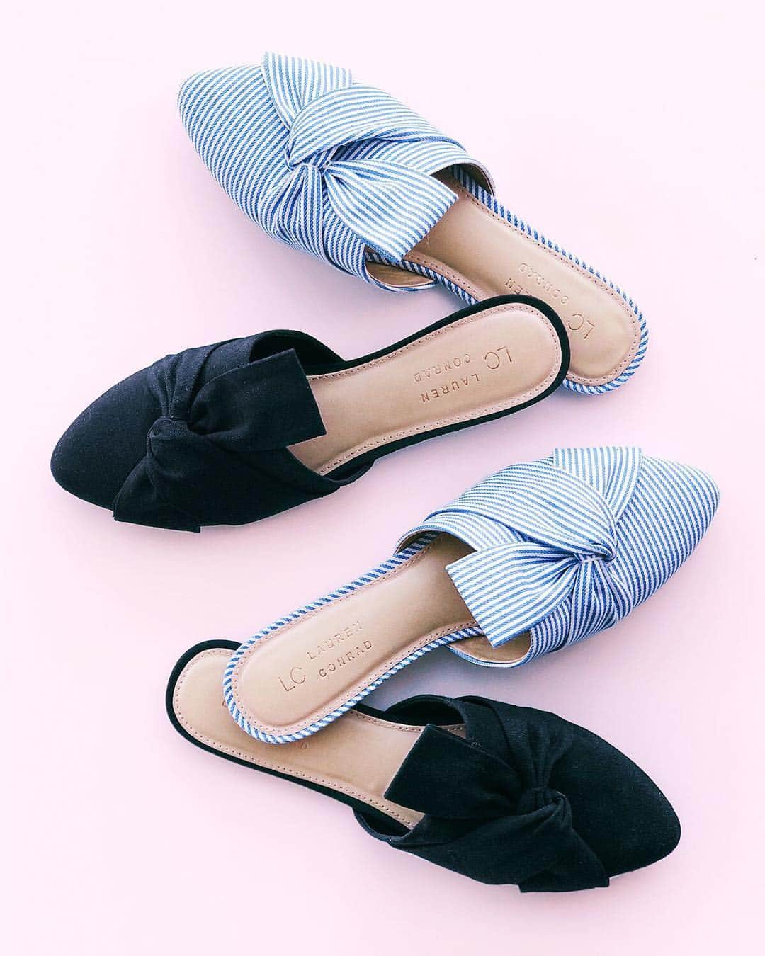 ロック&リパブリックのインスタグラム：「The cutest @lclaurenconrad mules you ever did see. 😍#Kohls #lclaurenconrad」