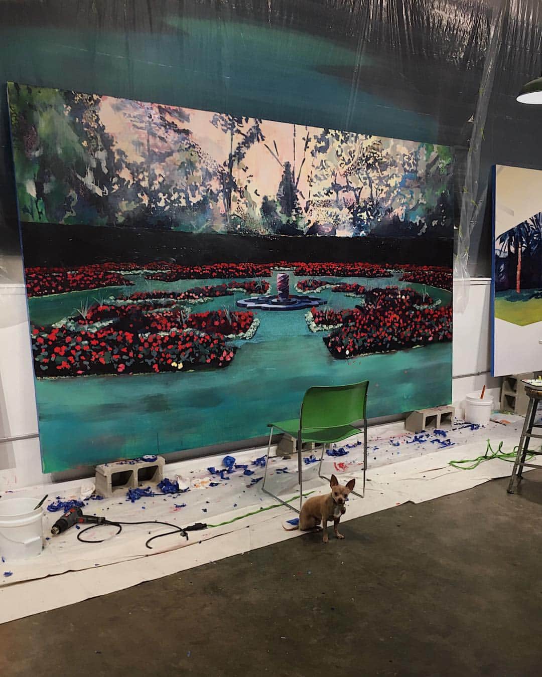 Robert Bingamanのインスタグラム：「Studio, 2016.」