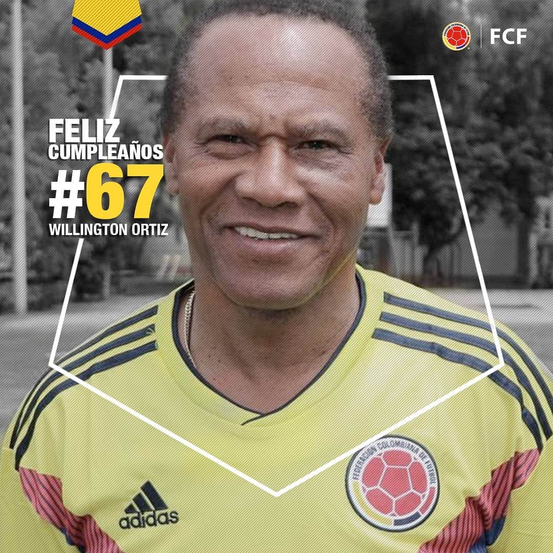 サッカー コロンビア代表チームのインスタグラム：「#CumpleañosFCF Los mejores deseos #WillingtonOrtiz. Disfruta esta fecha tan especial. 🎊🎂 #SomosSelecciónColombia」