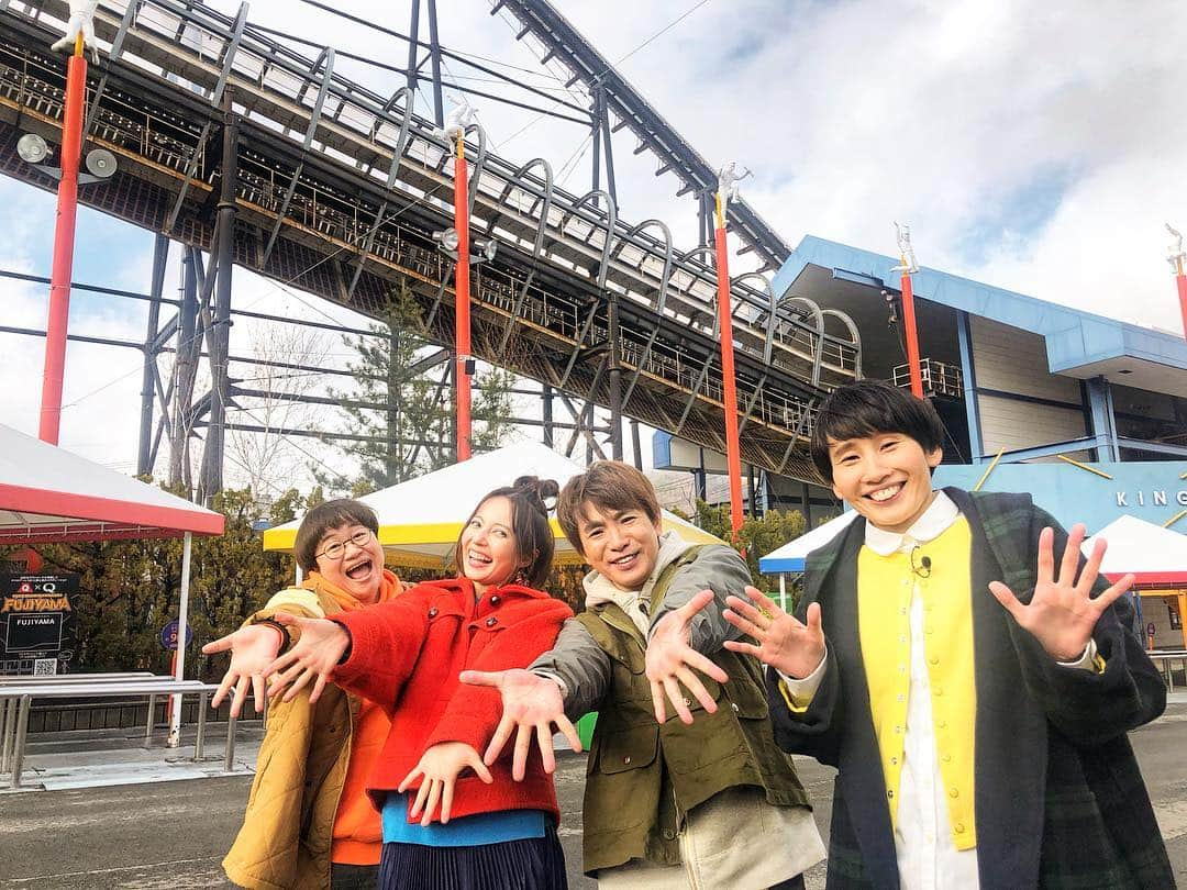 日本テレビ「ヒルナンデス！」さんのインスタグラム写真 - (日本テレビ「ヒルナンデス！」Instagram)「3月27日(水)放送 春休み特別企画 後編 富士急ハイランド 絶叫アトラクションを 120%楽しむ方法をご紹介！ お楽しみに♪ （C）日本テレビ #ヒルナンデス #懐かしのエッグポーズ #はるかさん？ #ハリセンボン #濱口優 #ベッキー #富士急ハイランド」3月27日 0時45分 - hirunandesu_ntv_official