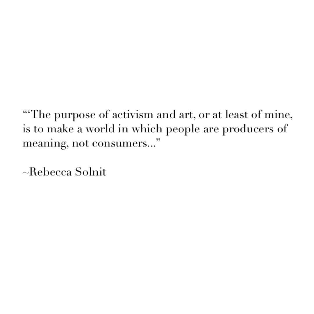 ナタリア・コルドバ・バックリーのインスタグラム：「Profound quotes on the deeper impact of our actions. Inspiration for today, this week, this month, this year, this lifetime, this existence and beyond.  Brought to you by two writers I greatly admire. #RebeccaSolnit with the above 👆🏽quote and @jorgeramosnews with the quote 👇🏽 below.  They have used that which we love so much (telling stories) to keep the people stunned, entertained and ill-educated. They have made what we love a circus. Let's not become a circus troupe! Let us NOT support (empower) that which we know deteriorates the spirit of our people, stupefies the mind and distorts values.  Let's give others what we believe we ourselves deserve and what we believe our world needs and deserves to get out of this black hole which this circus has dug.  We all have to eat. We all have a life to pay. That is more than clear and is a reality for everyone. But there are more worthy ways (they leave less money, yes) to be a storyteller, (artist, activist) than to use the wrongdoer, to do good for and serve ourselves, without thinking about how these acts hurt the rest of the world.  Honestly, I do believe that art inspires and transforms. It has changed me constantly and my evolution as a human being is greatly linked to the art that I have had the enormous privilege to witness.  #EmpowerWhatReflectsYourHumanity」