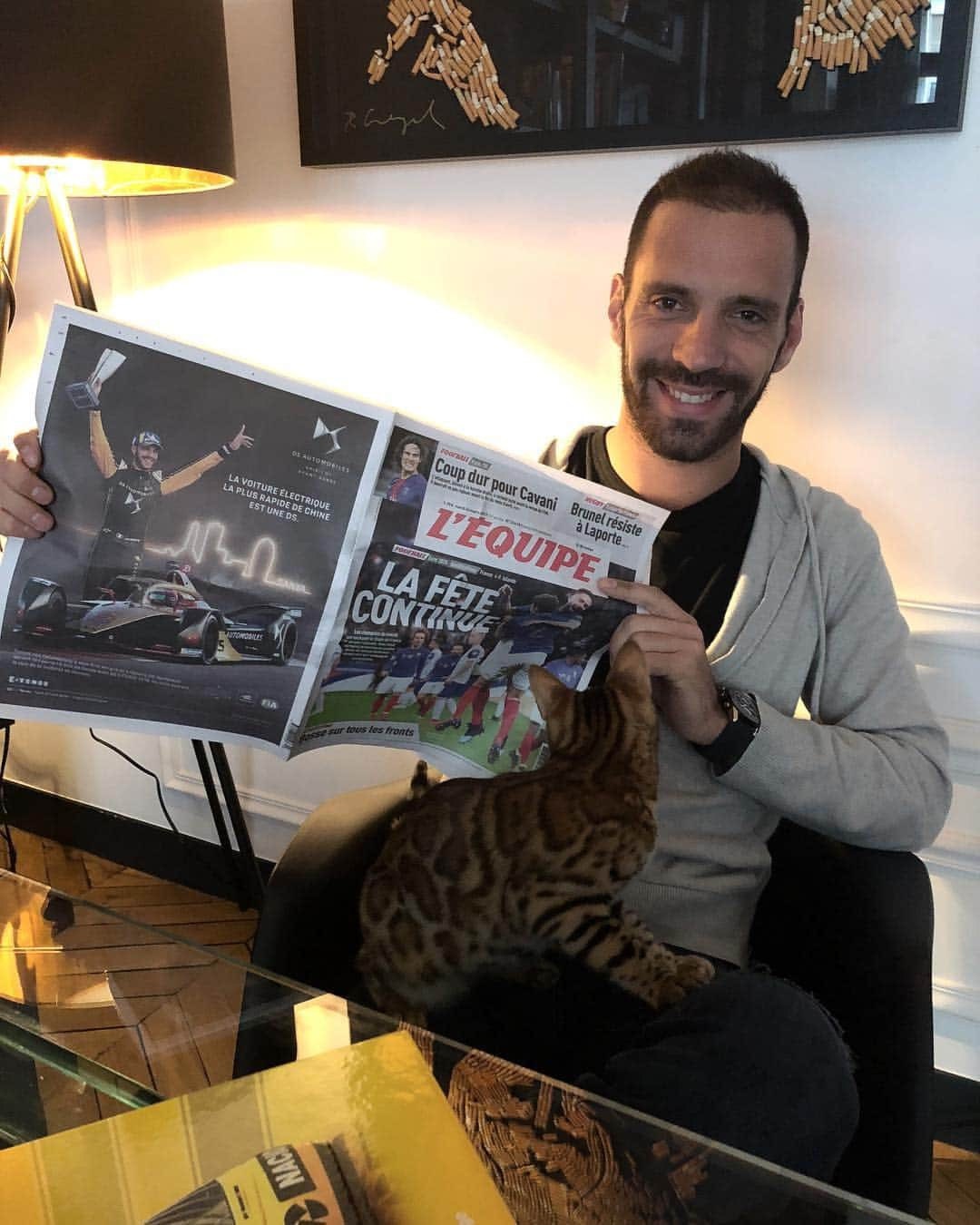 ジャン＝エリック・ベルニュさんのインスタグラム写真 - (ジャン＝エリック・ベルニュInstagram)「Dans @lequipe d’aujourd’hui 😊 @ds_official」3月27日 2時51分 - jeanericvergne