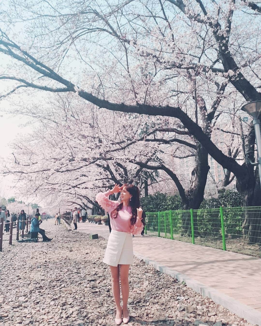 ウェイ さんのインスタグラム写真 - (ウェイ Instagram)「벚꽃구경 왔어요 🌸🌸🌸 #촬영 #웨이랜드 #youtube #진해군항제」3月27日 14時12分 - baysunny