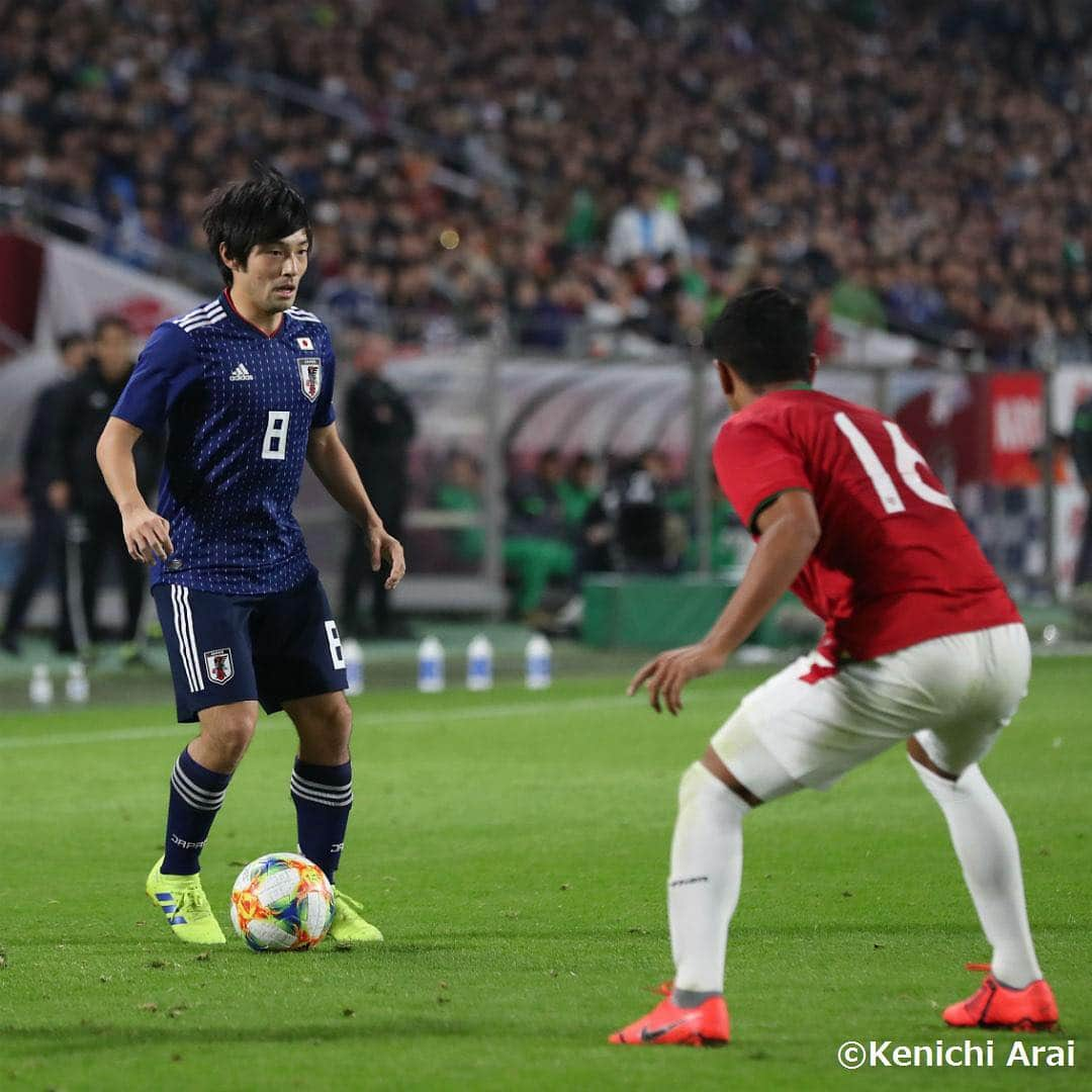 Goal Japanさんのインスタグラム写真 - (Goal JapanInstagram)「. ＼💬「全員で繋いだパスを決められて良かった」／ 決勝点を奪った #中島翔哉 は試合後、チームメイトに感謝し、ゴールの喜びをかみしめた。 (Photo:Kenichi Arai) . 🏆キリンチャレンジカップ2019 🆚#日本代表 1-0 #ボリビア代表 ⚽#中島翔哉(76分) . #soccer #football #jfa #daihyo #samuraiblue #japan #bolivia #shoyanakajima #サッカー #フットボール #⚽️」3月27日 13時26分 - goaljapan