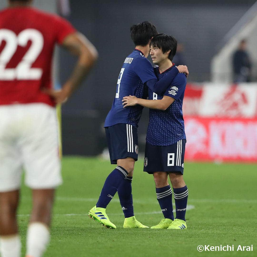 Goal Japanさんのインスタグラム写真 - (Goal JapanInstagram)「. ＼💬「全員で繋いだパスを決められて良かった」／ 決勝点を奪った #中島翔哉 は試合後、チームメイトに感謝し、ゴールの喜びをかみしめた。 (Photo:Kenichi Arai) . 🏆キリンチャレンジカップ2019 🆚#日本代表 1-0 #ボリビア代表 ⚽#中島翔哉(76分) . #soccer #football #jfa #daihyo #samuraiblue #japan #bolivia #shoyanakajima #サッカー #フットボール #⚽️」3月27日 13時26分 - goaljapan