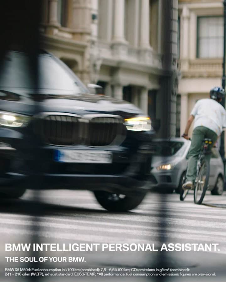BMWのインスタグラム：「The best companion for the big city life.  The BMW Parking Place Assistant is the perfect co-driver for your everyday life. #BMW #X5」