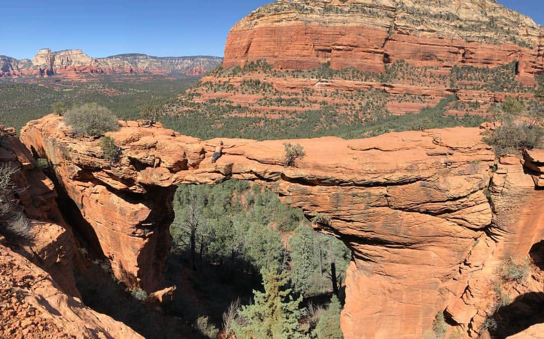 イモージェン・ケアンズさんのインスタグラム写真 - (イモージェン・ケアンズInstagram)「Devilsbridge  #devilsbridge #arizona #desert #dayoff #landscape #hike 👏🔝☀️」3月27日 7時54分 - imogencairns