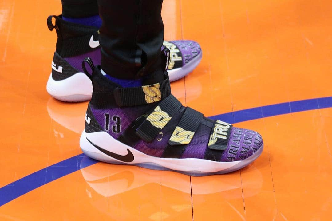 キャブスさんのインスタグラム写真 - (キャブスInstagram)「For Amari. #ThisIsWhyWePlay 💜 Tonight @realtristan13 will rock these custom #NBAKicks in honor of #Purpleday and his younger brother who lives with epilepsy. End the stigma and #SeeThePerson || @epilepsytoronto」3月27日 8時13分 - cavs