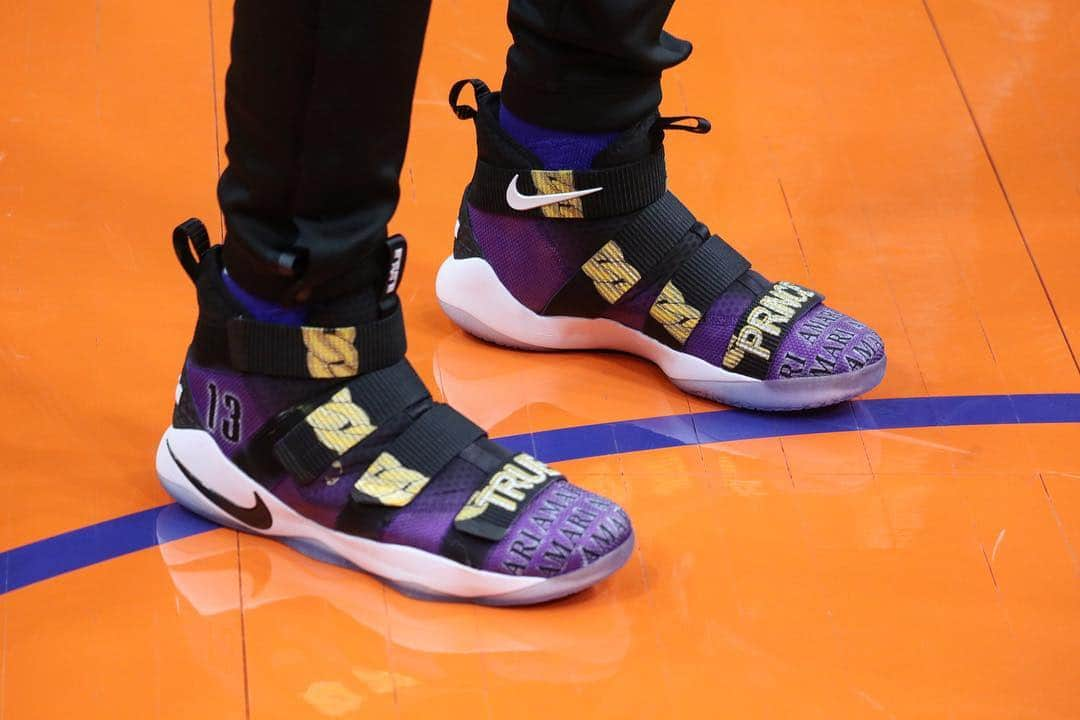 キャブスさんのインスタグラム写真 - (キャブスInstagram)「For Amari. #ThisIsWhyWePlay 💜 Tonight @realtristan13 will rock these custom #NBAKicks in honor of #Purpleday and his younger brother who lives with epilepsy. End the stigma and #SeeThePerson || @epilepsytoronto」3月27日 8時13分 - cavs