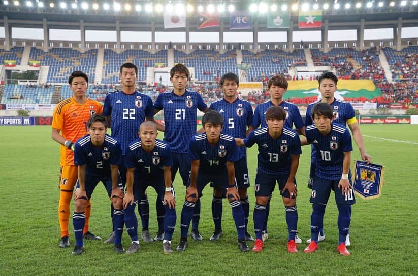 のインスタグラム：「🇯🇵👍 #japan #nationalteam #U22 (c)JFA」