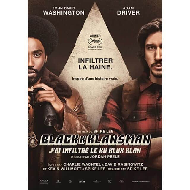 のインスタグラム：「#BlacKkKlansman #KKK #KuKluxKlan #クークラックスクラン #👨🏼🆚👨🏿」