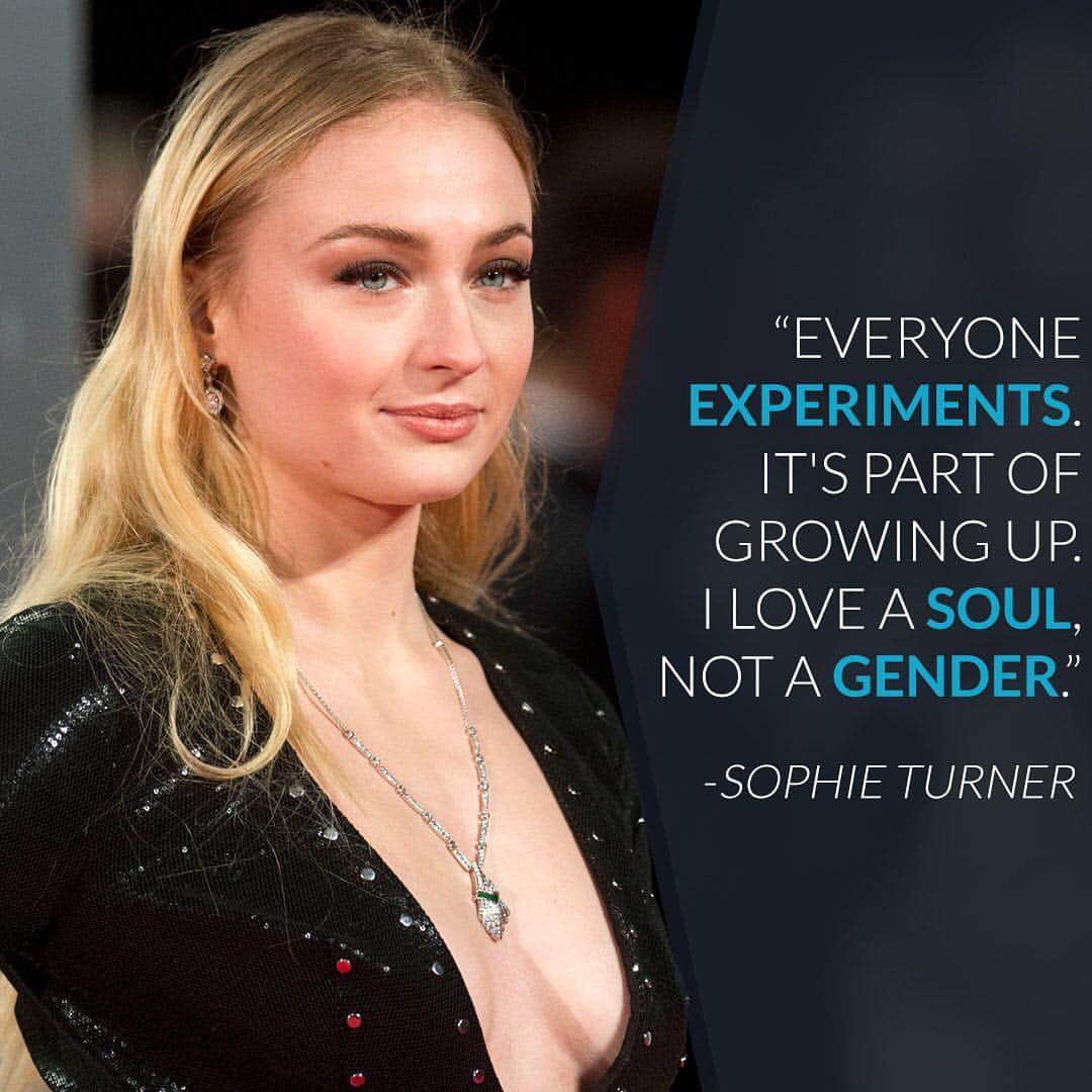 E! Onlineさんのインスタグラム写真 - (E! OnlineInstagram)「In a Stark contrast from her relationship on #GameofThrones, Sophie Turner is opening up about experimenting before she found the "right person" in Joe Jonas. Link in bio. (📷: Getty Images)」3月27日 9時02分 - enews