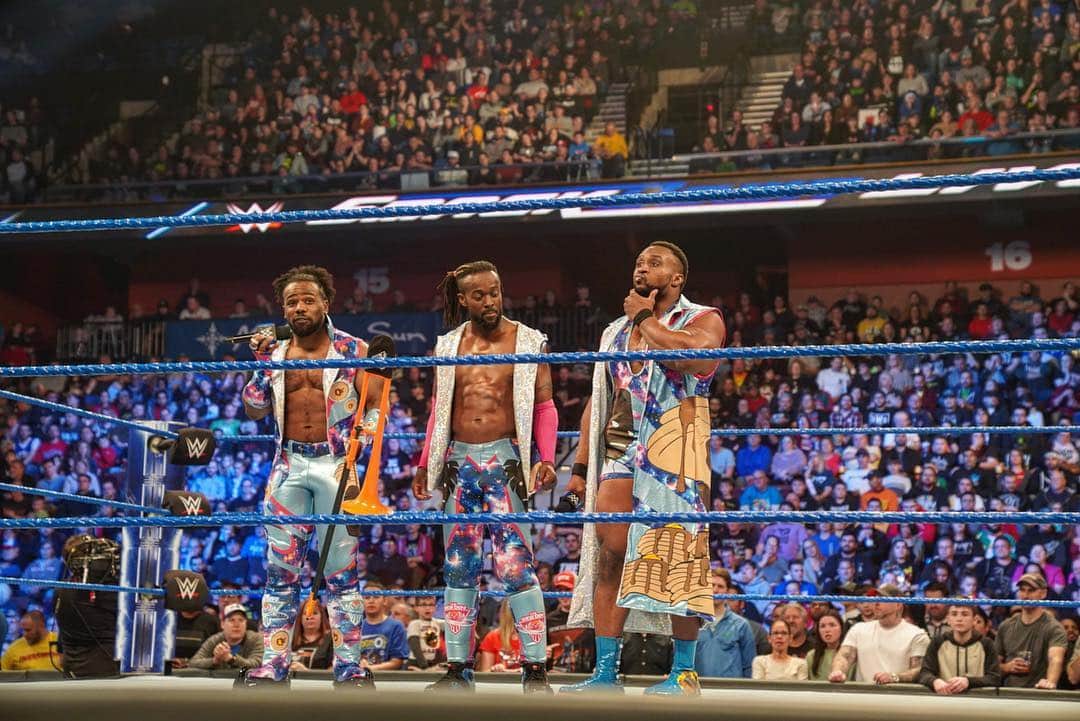 WWEさんのインスタグラム写真 - (WWEInstagram)「#TheNewDay kick off #SDLive...what do they have to say regarding their future in the WWE?!」3月27日 9時04分 - wwe