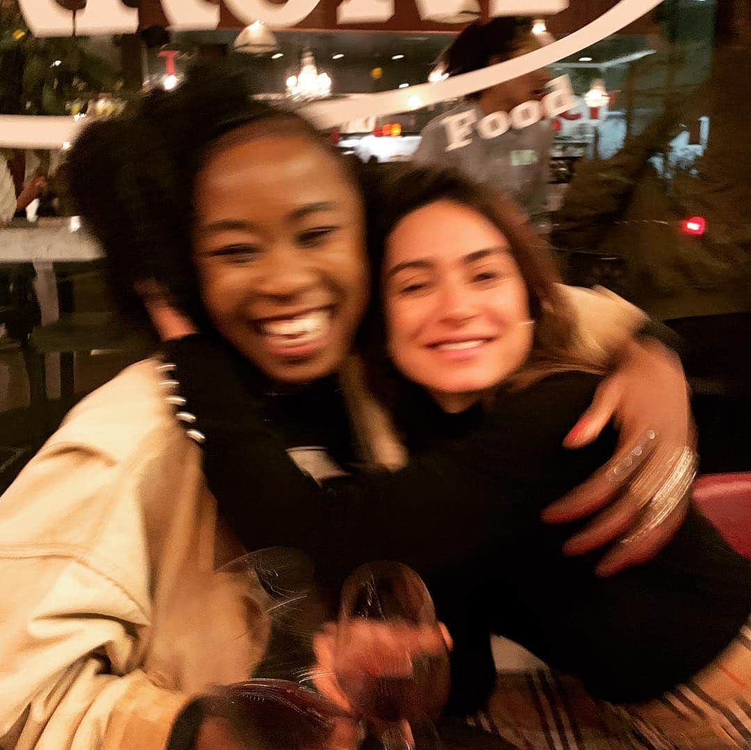 Thaila Ayalaさんのインスタグラム写真 - (Thaila AyalaInstagram)「It’s been a pleasure to share Life, Joy, Learnings and a Lot of Love with you my pollen @nanaghana  Missed you @cynthiamurell」3月27日 9時20分 - thailaayala