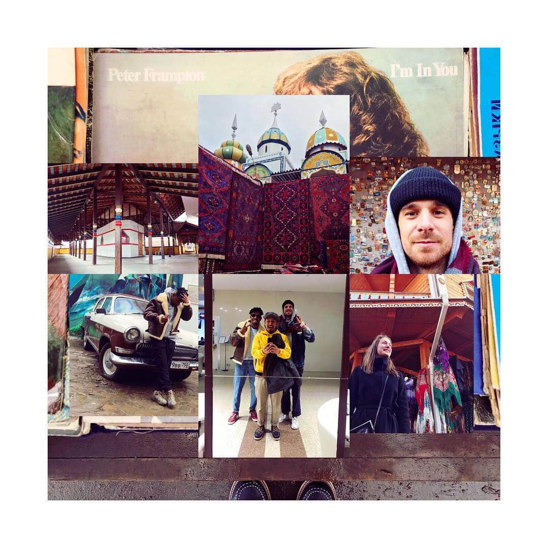 ショーン・エバリストのインスタグラム：「Spent Friday to Monday in Russia with some really good people. I bought a rug, danced a lot, almost messed up my right ankle and was playing in snow which I rarely see.🥶 @larkinpoynton @shaylatukolan (m.i.a @isidrorafae1 ) Thank you for the good times, big shout out to @maria_mofo @move_forward__asc 🙏🏽🙏🏽🙏🏽 Thank you for everything!!💛」