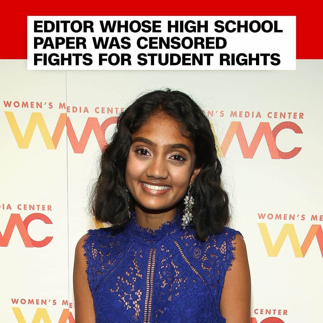 CNNさんのインスタグラム写真 - (CNNInstagram)「“Too often, people who stifle student voices fear what they have to say. I know. I’ve lived it,” writes Neha Madhira for CNN Opinion. The senior at Prosper High School outside of Dallas is speaking out after she said her high school newspaper staff was scrutinized and censored, and editorials were banned. To learn more about Neha, who is fighting to protect student journalists, click the link in our bio.」3月27日 9時41分 - cnn