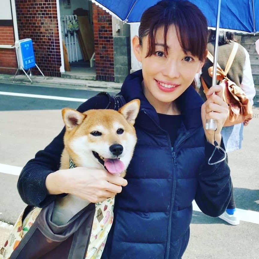 松山まなかさんのインスタグラム写真 - (松山まなかInstagram)「#犬と私 #shibainu #柴犬 #マラソン女子」3月27日 10時39分 - manakamatsuyama