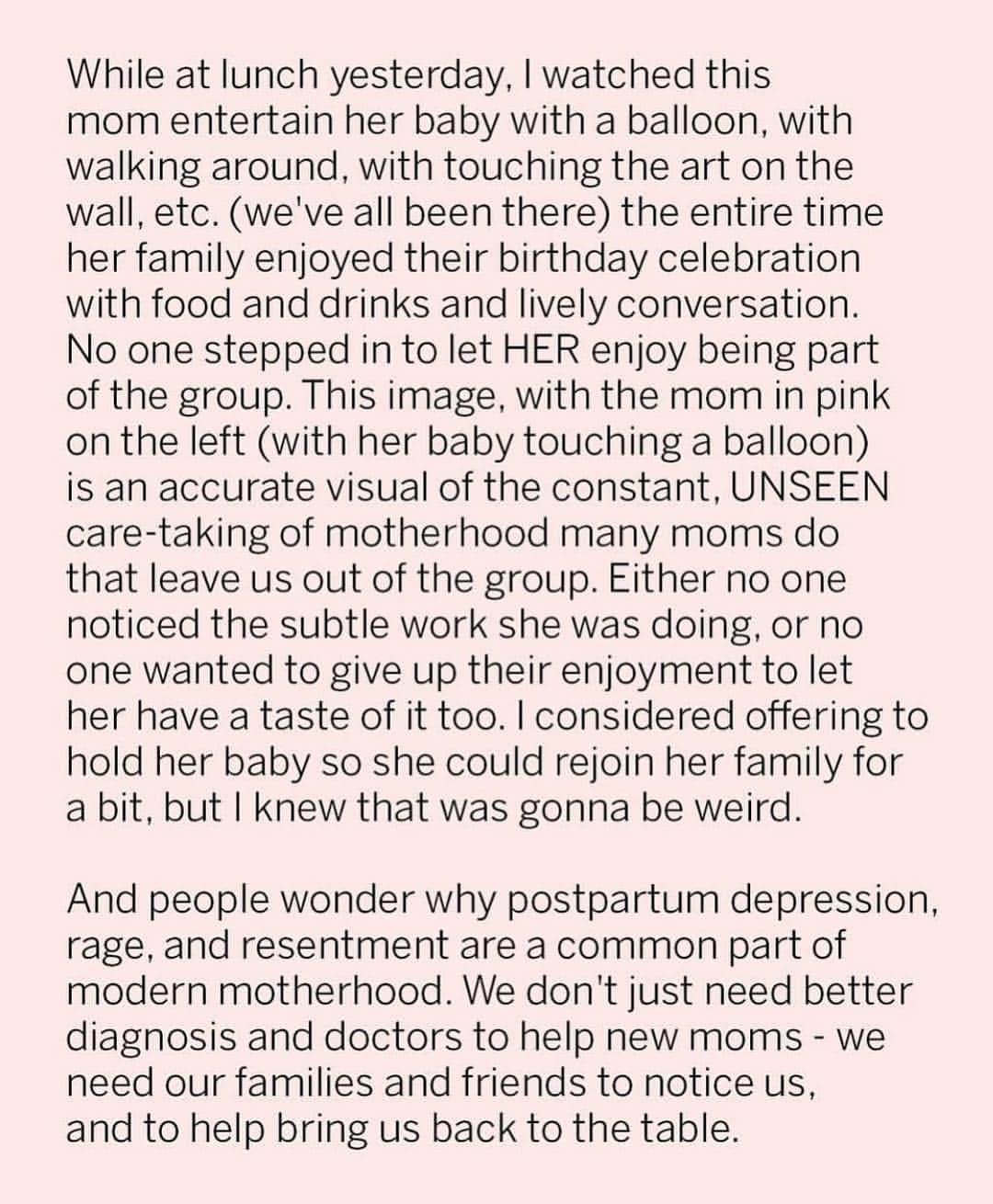 Average Parent Problemsさんのインスタグラム写真 - (Average Parent ProblemsInstagram)「Swipe left to read this woman’s whole post and tell me if you remember this phase or if you are currently in it. I totally remember not being able to enjoy myself at social gatherings and feeling so separate from the people having fun. Found on @womenirl, originally on @adultconversation」3月27日 12時24分 - averageparentproblems