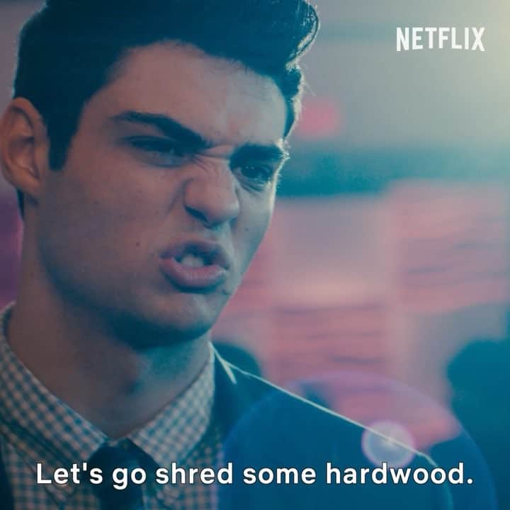 ノア・センティネオのインスタグラム：「Let’s go watch The perfect date on April 12th」