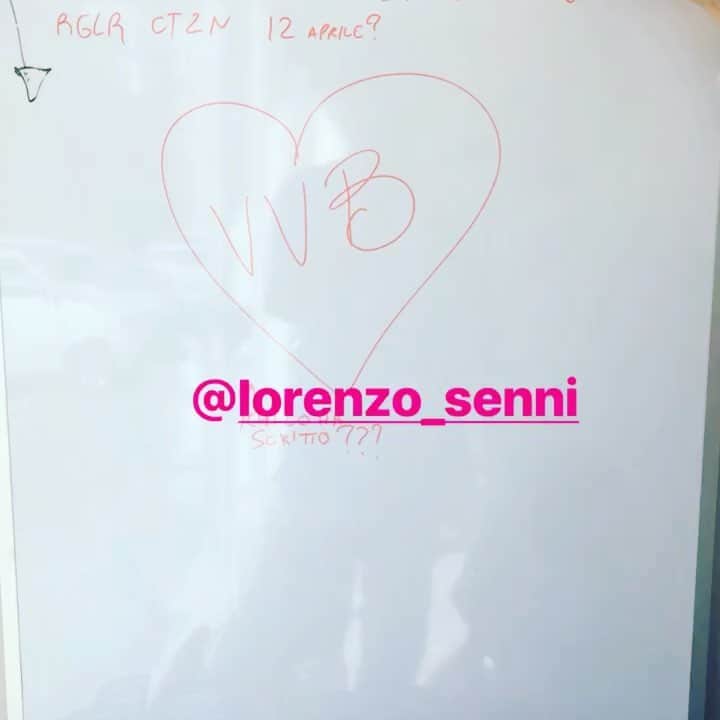 渋谷慶一郎のインスタグラム：「Starting collaboration with @lorenzo_senni  in his studio. ロレンツォのスタジオでワークスタート。チンチンの絵を描いてます。」