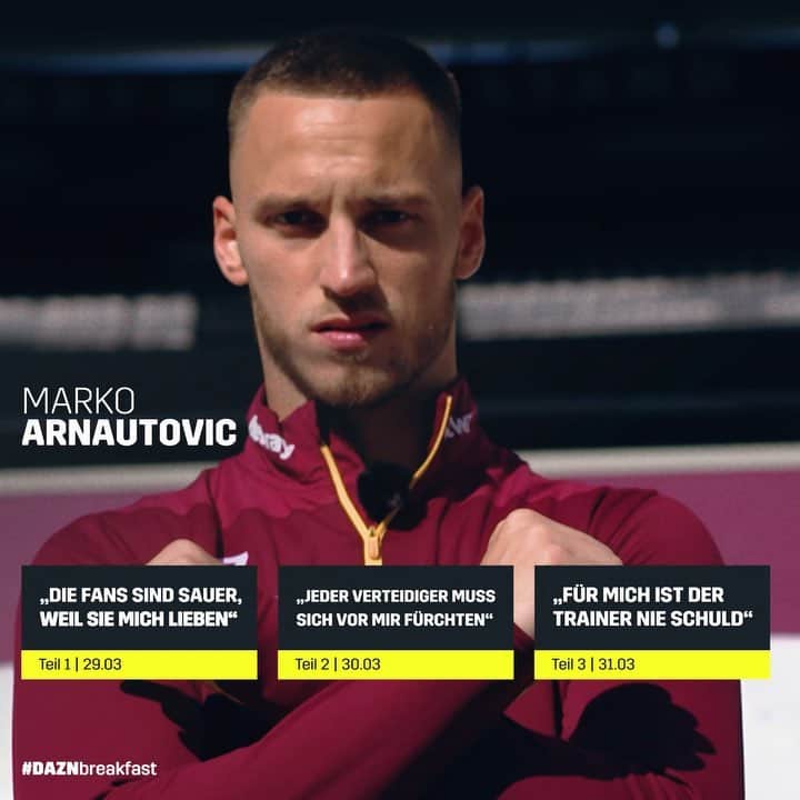マルコ・アルナウトヴィッチのインスタグラム：「my boys from @daznglobal have joined me on my trips to Vienna and in London the last couple of months - check out the videos on dazn.com #teamarna #dazn #nextsportsmarketing」