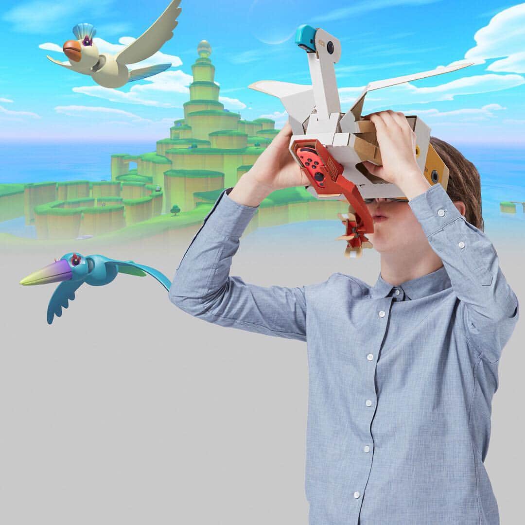 任天堂アメリカさんのインスタグラム写真 - (任天堂アメリカInstagram)「Experience all six new Toy-Con with the #NintendoLabo: VR Kit! Coming exclusively to #NintendoSwitch 4/12!」3月27日 22時29分 - nintendoamerica