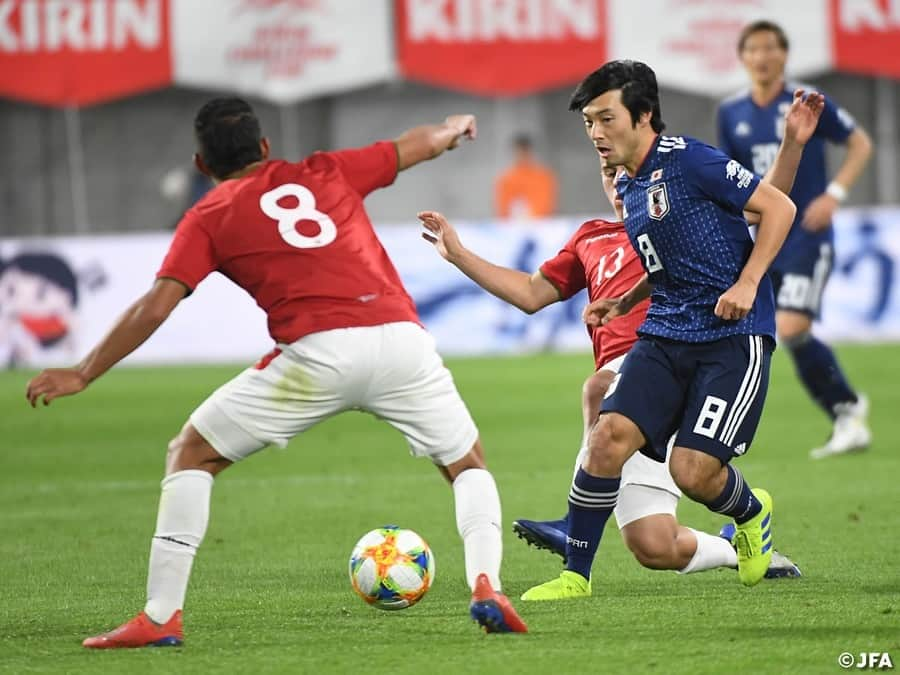 日本サッカー協会さんのインスタグラム写真 - (日本サッカー協会Instagram)「📸Match Photos⑤ 先制後も攻め切った日本代表は、平成最後の代表戦を勝利で終えました！ ・ キリンチャレンジカップ2019 #SAMURAIBLUE 1-0 ボリビア代表 📅3/26(火)19:30KO 📍兵庫／ノエビアスタジアム神戸 ・ #daihyo #SAMURAIBLUE」3月27日 22時33分 - japanfootballassociation