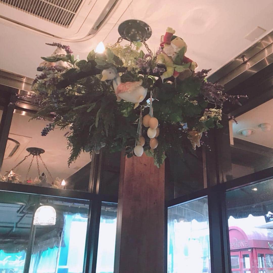 奥仲麻琴さんのインスタグラム写真 - (奥仲麻琴Instagram)「ちょっと前に行った ピーターラビットカフェ🐇☕️ すごく可愛かったからもっかい行きたいな。」3月27日 22時45分 - okunaka_makoto