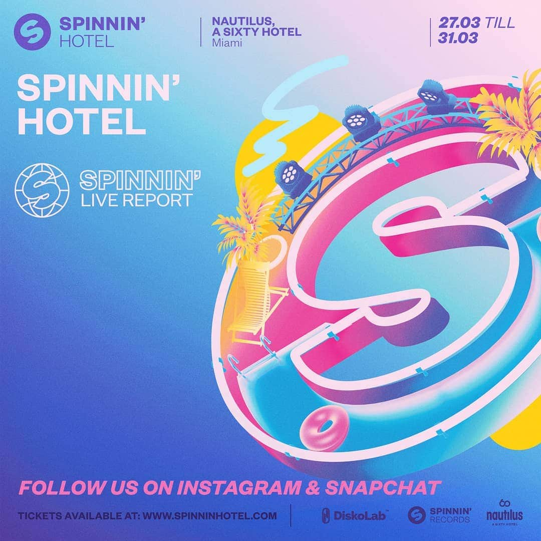 Spinnin' Recordsさんのインスタグラム写真 - (Spinnin' RecordsInstagram)「The doors of the Spinnin' Hotel in Miami have officially opened and we're more than ready for 5 EPIC days! Follow us for live updates on Instagram & Snapchat to not miss a thing! #spinninhotel #miami #mmw19 #poolparty #spinninsessions」3月27日 23時07分 - spinninrecords