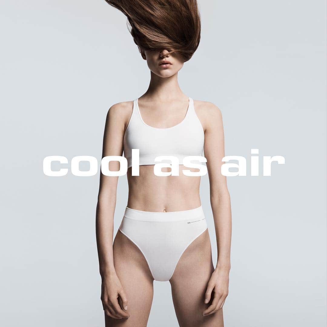 ユニクロさんのインスタグラム写真 - (ユニクロInstagram)「Cool as air.﻿ UNIQLO and alexanderwang announce a new collection for men and women, featuring amazingly seamless and stretchable innerwear. ﻿ See it at﻿ uniqlo.com/alexanderwang﻿ ﻿ @alexanderwangny﻿ #uniqloalexanderwang #coolasair #airism」3月27日 23時20分 - uniqlo