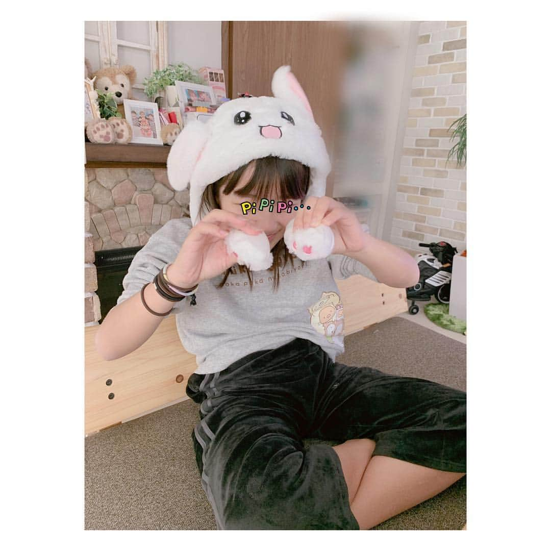 辻希美さんのインスタグラム写真 - (辻希美Instagram)「うさ耳ノア❤️ #うさ耳 #うさ耳帽子  #耳が動くんだよぉ #tiktok  #私からのお土産 #喜んでくれて良かった #可愛い」3月27日 15時29分 - tsujinozomi_official