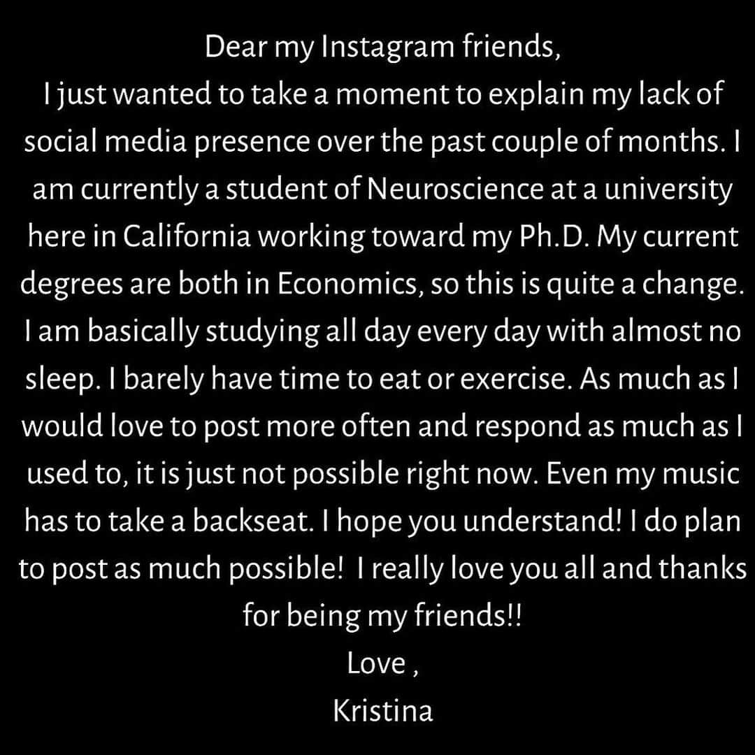 Kristina Bashamさんのインスタグラム写真 - (Kristina BashamInstagram)「Thanks again for all the love and understanding! I know I’ll be the hardest working neuroscientist so it’s pretty much a no-brainer... just remember I lobe you! (Yes, puns intended)」3月27日 15時52分 - kristinabasham