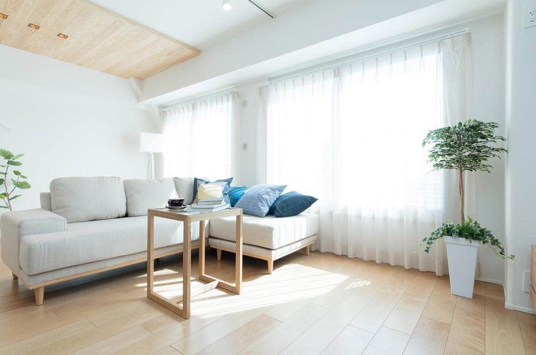 住友林業株式会社_リノベーション公式のインスタグラム：「#住友林業 #リノベーション #リフォーム #インテリア #リノベ #家づくり #リノベーション住宅 #リビング #マンション #マイホーム #マンションリノベーション #ファミリー#木材 #木 #こだわり #木のぬくもり #木質感 #暮らし #生活 #ソファ #観葉植物 #design #interiordesign #interior #house #lifestyle #wood #woody #renovation #myhome」