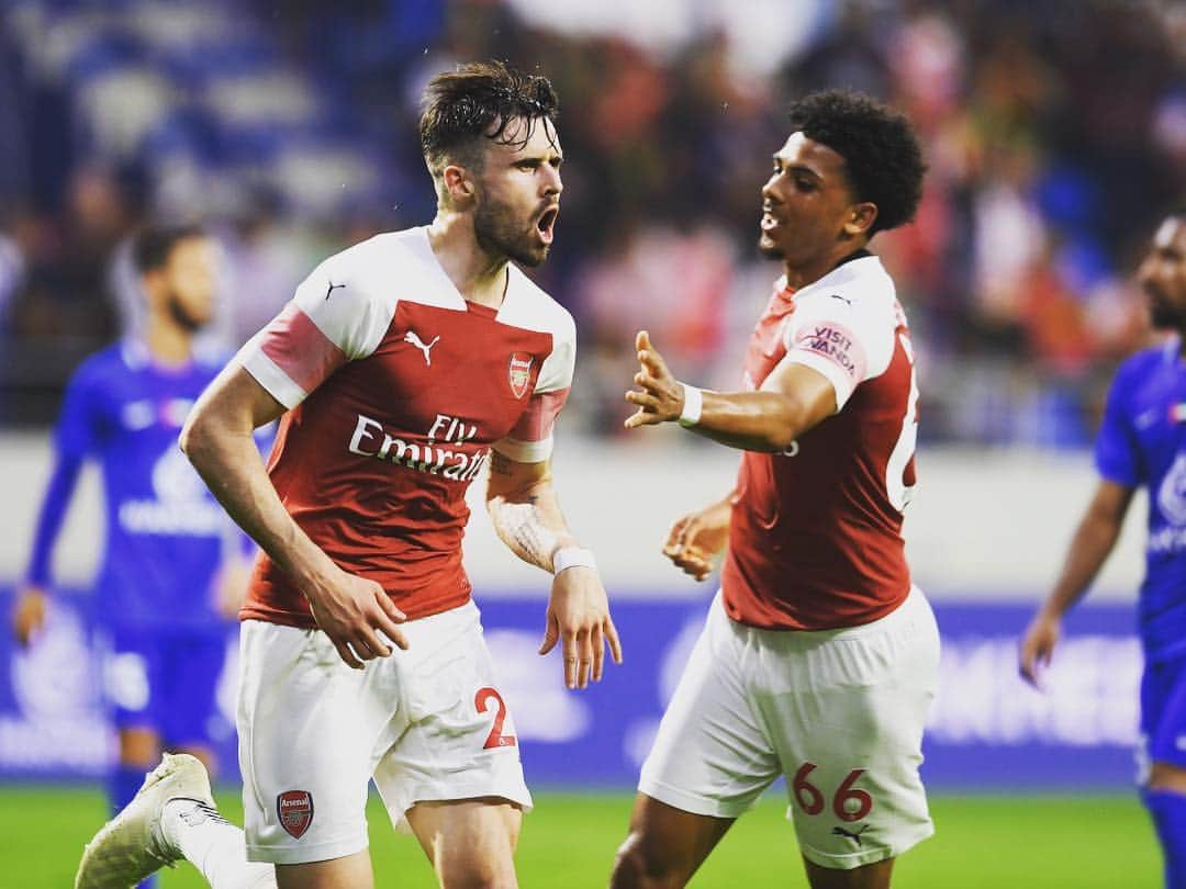 カール・ジェンキンソンのインスタグラム：「Great week in Dubai 🇦🇪 Thank you for your hospitality! #emirates #arsenalindubai」