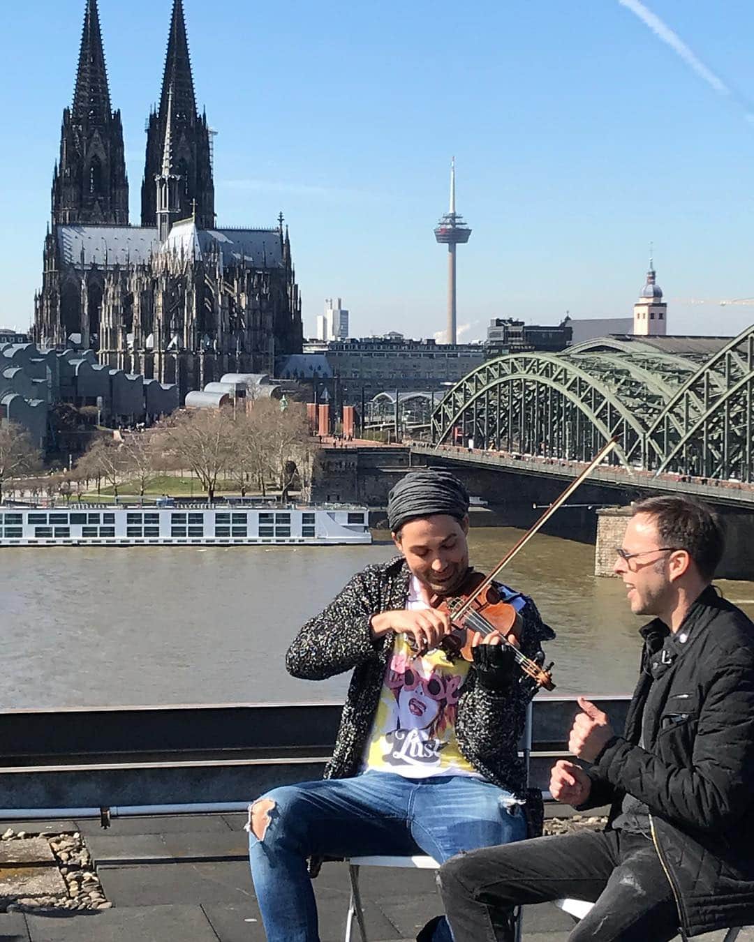 デイヴィッド・ギャレットさんのインスタグラム写真 - (デイヴィッド・ギャレットInstagram)「Watch my interview with @klappstuhltill on German #TV #wdr at 19:30. #davidgarrett  #cologne」3月27日 17時05分 - davidgarrettinsta