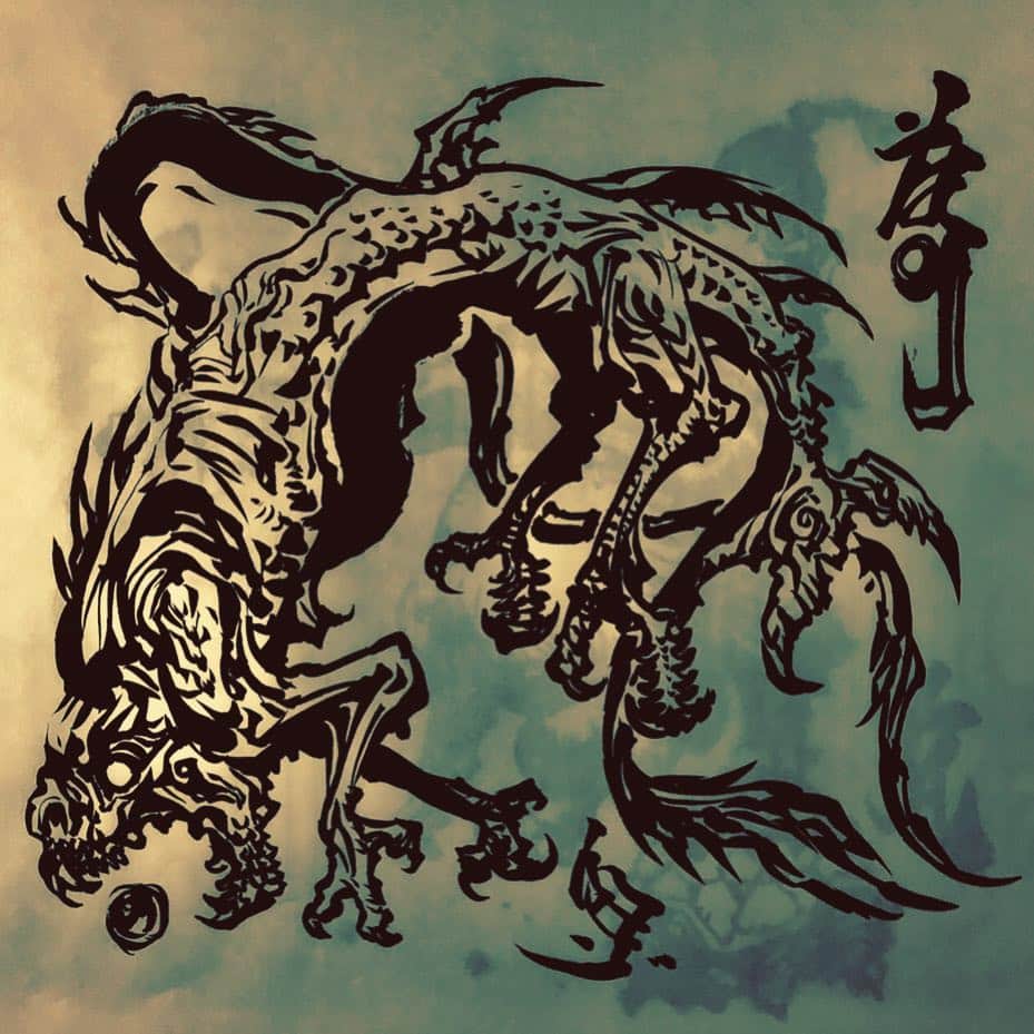 雨宮慶太さんのインスタグラム写真 - (雨宮慶太Instagram)「タマクライマモリノスケ  #dragon #monster #dotart  #アート #japan  #Asia  #doddle  #sketch #woman #fairy #creature #pencil #draw  #drawing #instagood #draw #art  #illust  #illustration」3月27日 18時31分 - keitaamemiya