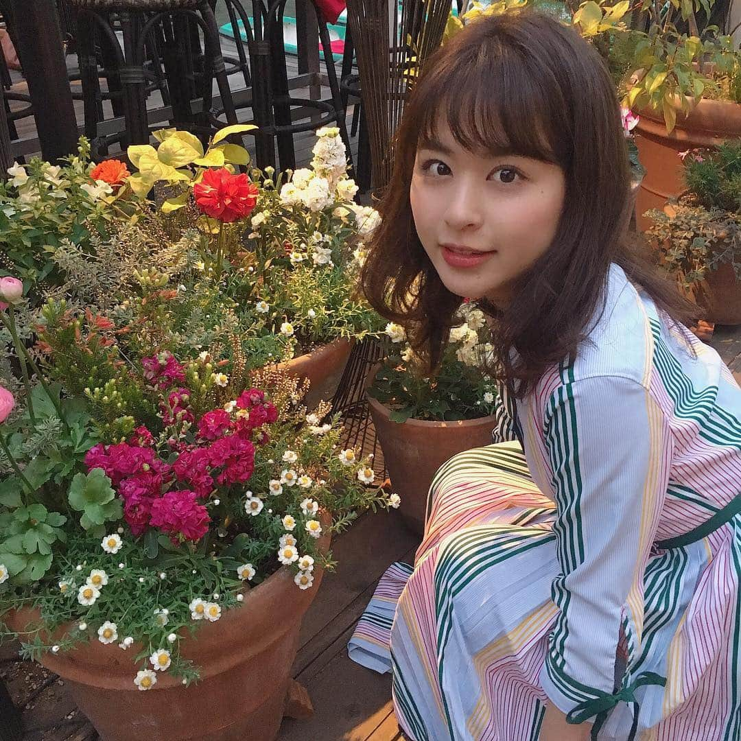 沖田愛加さんのインスタグラム写真 - (沖田愛加Instagram)「お花😍🌷 . おうちにもお花飾ってます💐🌼 #カナルカフェ#神楽坂」3月27日 19時02分 - okita_aika