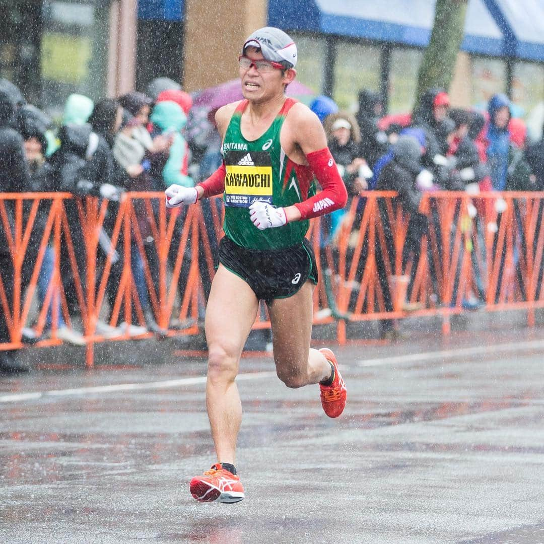 オリンピックチャンネルさんのインスタグラム写真 - (オリンピックチャンネルInstagram)「This Japanese professor blitzed the #BostonMarathon last year. Yuki Kawauchi was one of the biggest surprises of the 2018 marathon season. The Japanese profesor used the freezing conditions in Boston that day to his advantage, winning with a time of 2:15:58, almost two minutes in front of Kenyan Geoffrey Kirui. Will he retain his crown this year? Stay tuned for an exclusive interview with the unlikely champion.」3月27日 19時20分 - olympicchannel_x