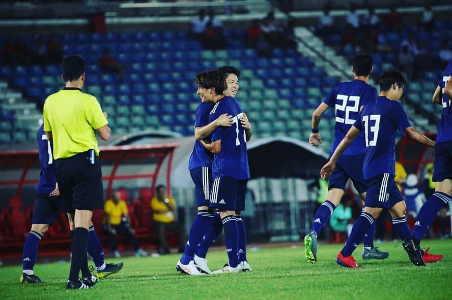 松本泰志のインスタグラム：「. #japan  #nationalteam  #u22 #myanmar」