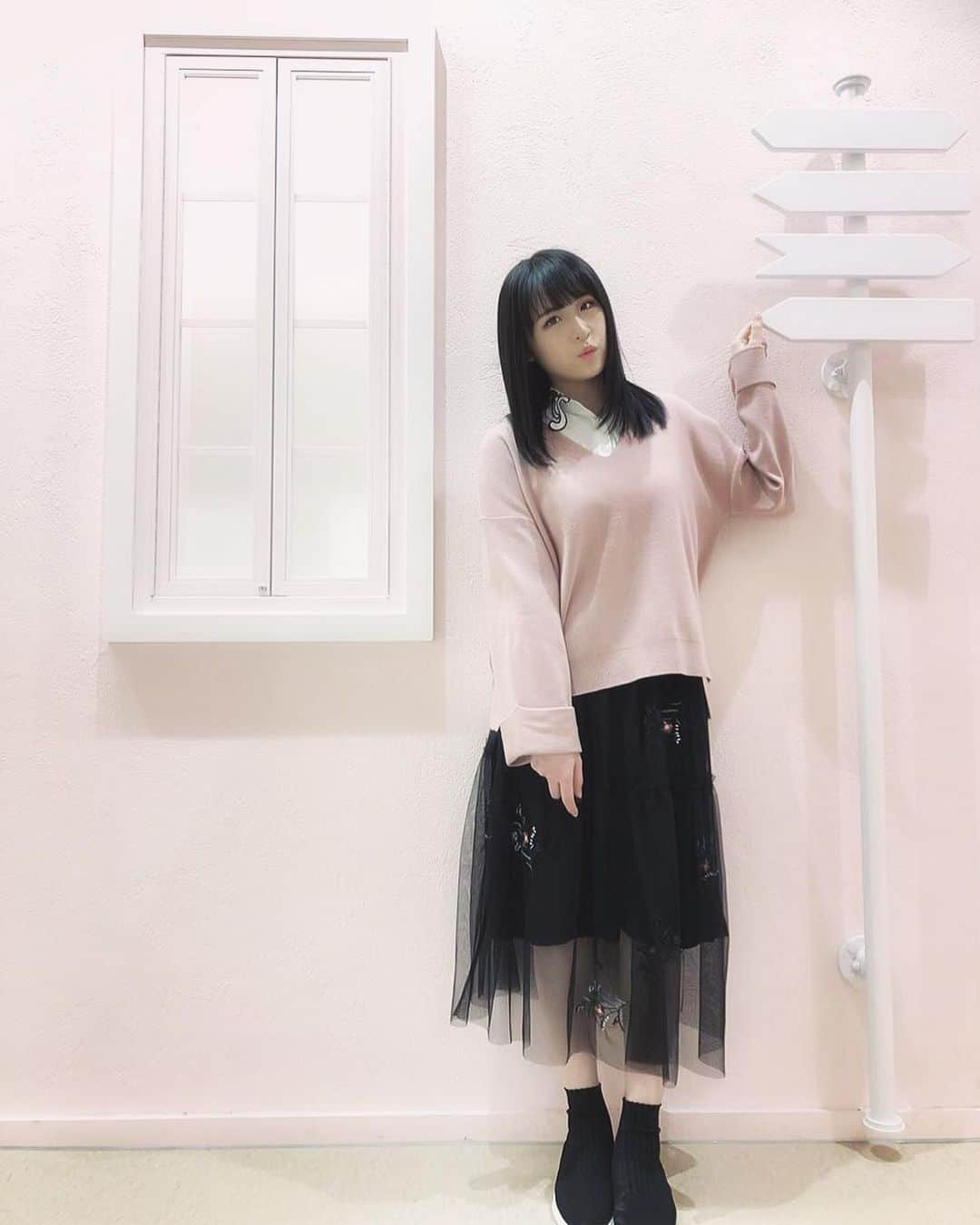 川本紗矢さんのインスタグラム写真 - (川本紗矢Instagram)「先日の私服♡ . #私服 #moussy #pageboy #whoswhochico」3月27日 19時54分 - sayaya_38