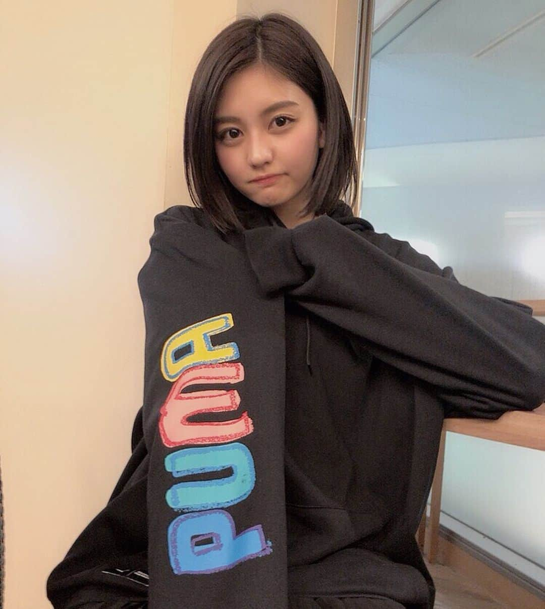 林ゆめさんのインスタグラム写真 - (林ゆめInstagram)「PUMA❤️ 明日は早起きだから今日は早く寝ないと☺️ みんなお疲れ様〜！ _ _ _ #puma #プーマ #パーカー」3月27日 20時25分 - ___yuume.18