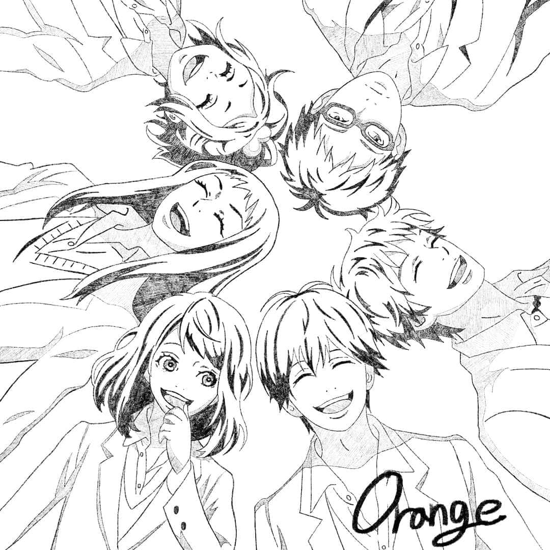 野田幸宏さんのインスタグラム写真 - (野田幸宏Instagram)「『orange』  #イラスト #アニメ #漫画 #グラフィック  #anillustration #graphic #cartoon #anime #animation #イラストレーション #illustration #love #instagood #me #tbt #follow #orange #オレンジ #えんぴつ #えんぴつ画」3月27日 20時40分 - seishn.noda0623