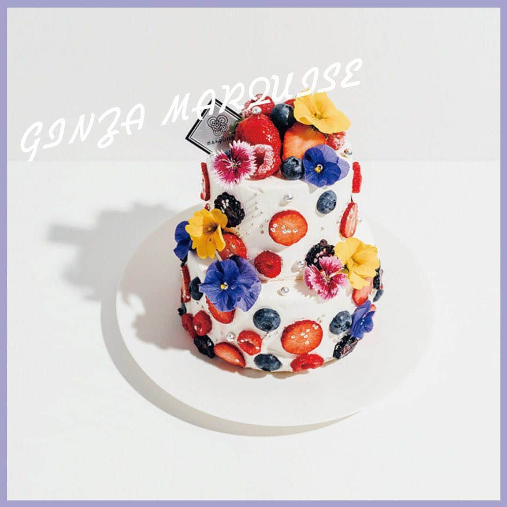 ginza magazineさんのインスタグラム写真 - (ginza magazineInstagram)「お祝いだーいすき！バースデーケーキはここで買う。⠀ 🎂 To you 🎂⠀ 銀座マルキーズ / ケーキクチュール⠀ ⠀ #birthdaycake #cake #バースデーケーキ #ケーキ #銀座マルキーズ #🎂」3月27日 20時59分 - ginzamagazine