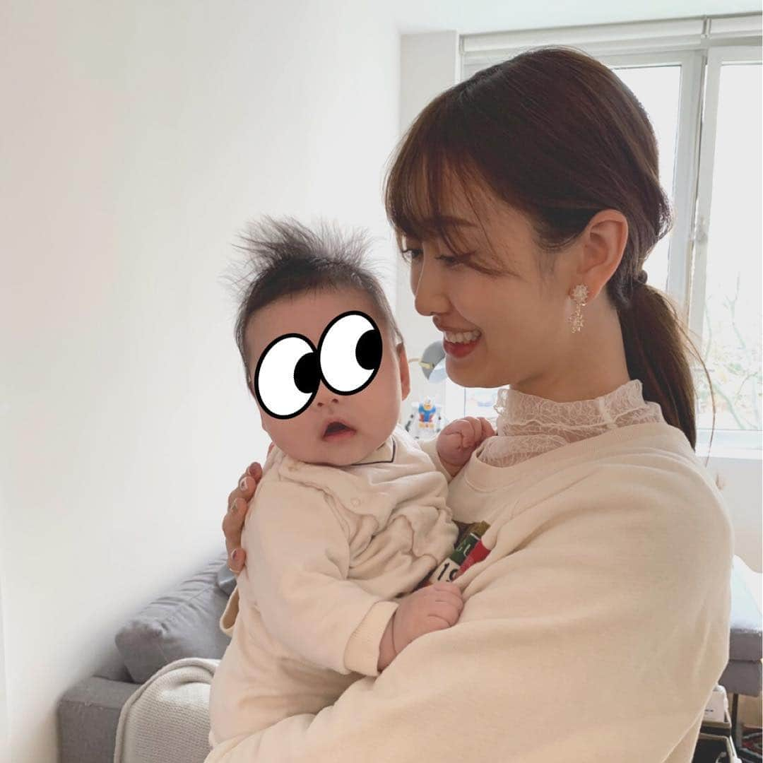 佐達ももこさんのインスタグラム写真 - (佐達ももこInstagram)「NYから姉と甥っ子が帰ってきてるんだけど、👶が家にいる生活が幸せすぎる❤️ 帰らないでほしい😂😂😂 . . #baby#nephew#甥っ子#おばばか」3月27日 21時54分 - sadamomodayo