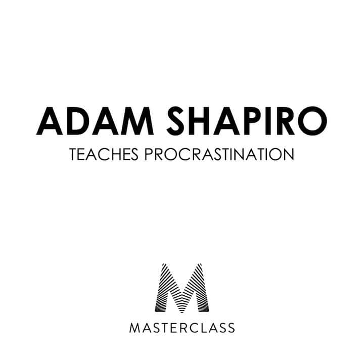 アダム・シャピロのインスタグラム：「So excited to be teaming up with @masterclass again!」
